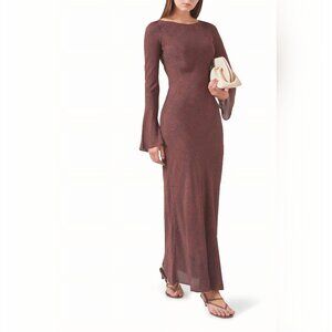 Realisation Par The Gia Maxi Dress in Silk Jianhong Crepe
